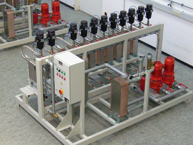 Wassertemperiereinheiten